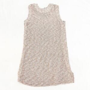 Ella Moss Marge Knit Sleeveless Woven Sweater Size Small Juniors